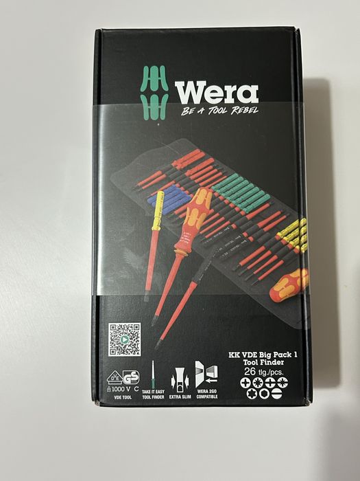 Set surubelnite Wera Kraftform Kompakt VDE, 26 piese, 05006617001