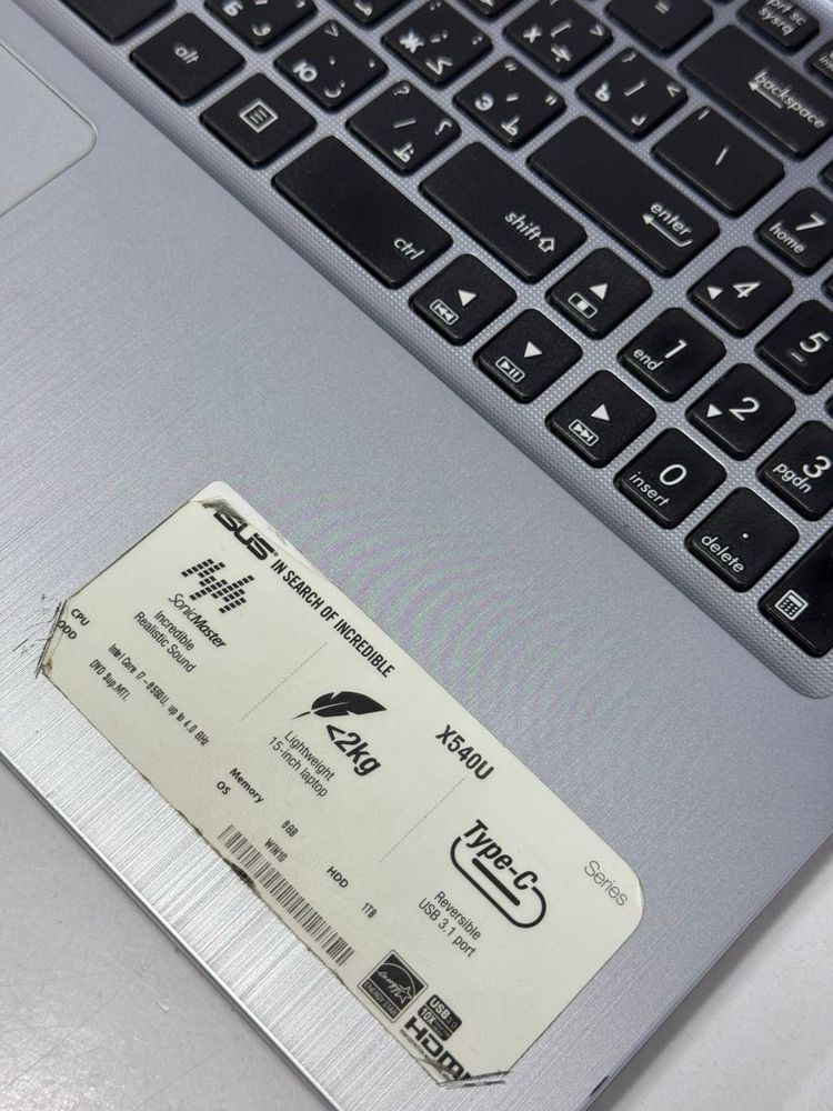 Kuchli Igravoy Noutbuk Asus x540!