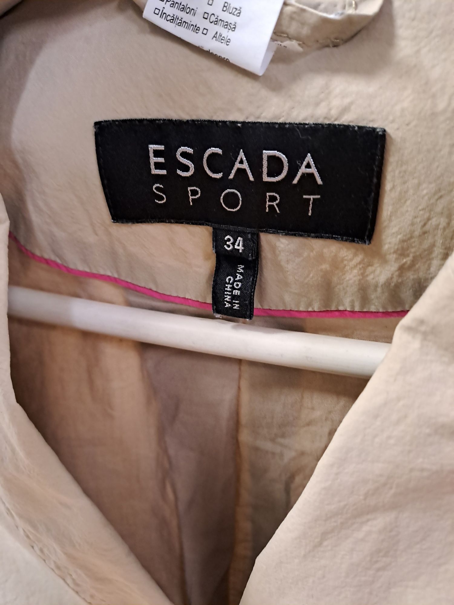 Geaca Escada Sport bumbac dama 34, impecabil, cod A71