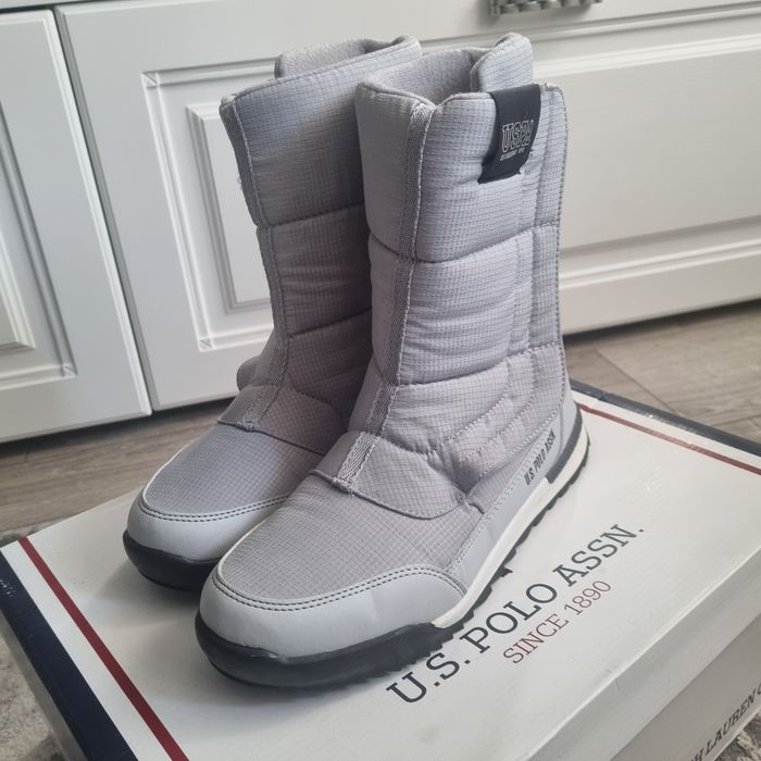 U.S. Polo Assn.Cizme matlasate cu velcro, Clark