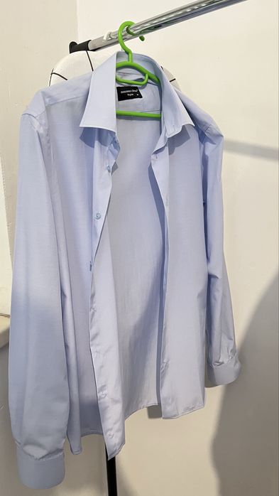 camasa albastra simpla