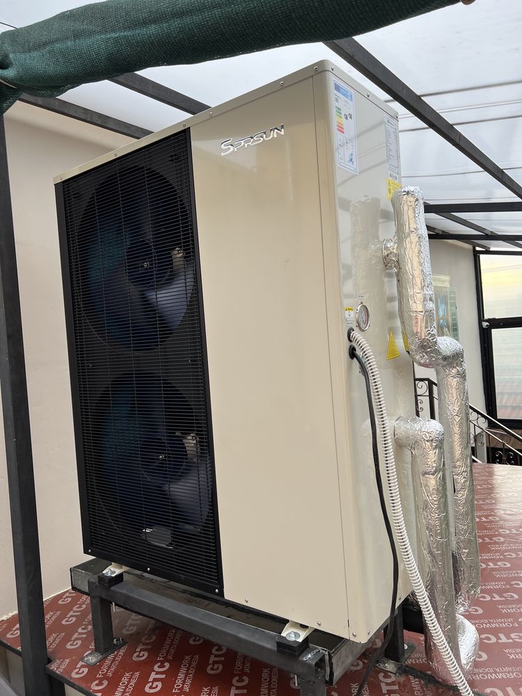 Термопомпи SPRSUN DC Inverter с PANASONIC компресор до -30*,Wi-Fi