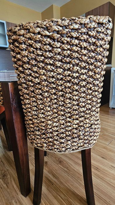 Столове от ратан - ръчна изработка.