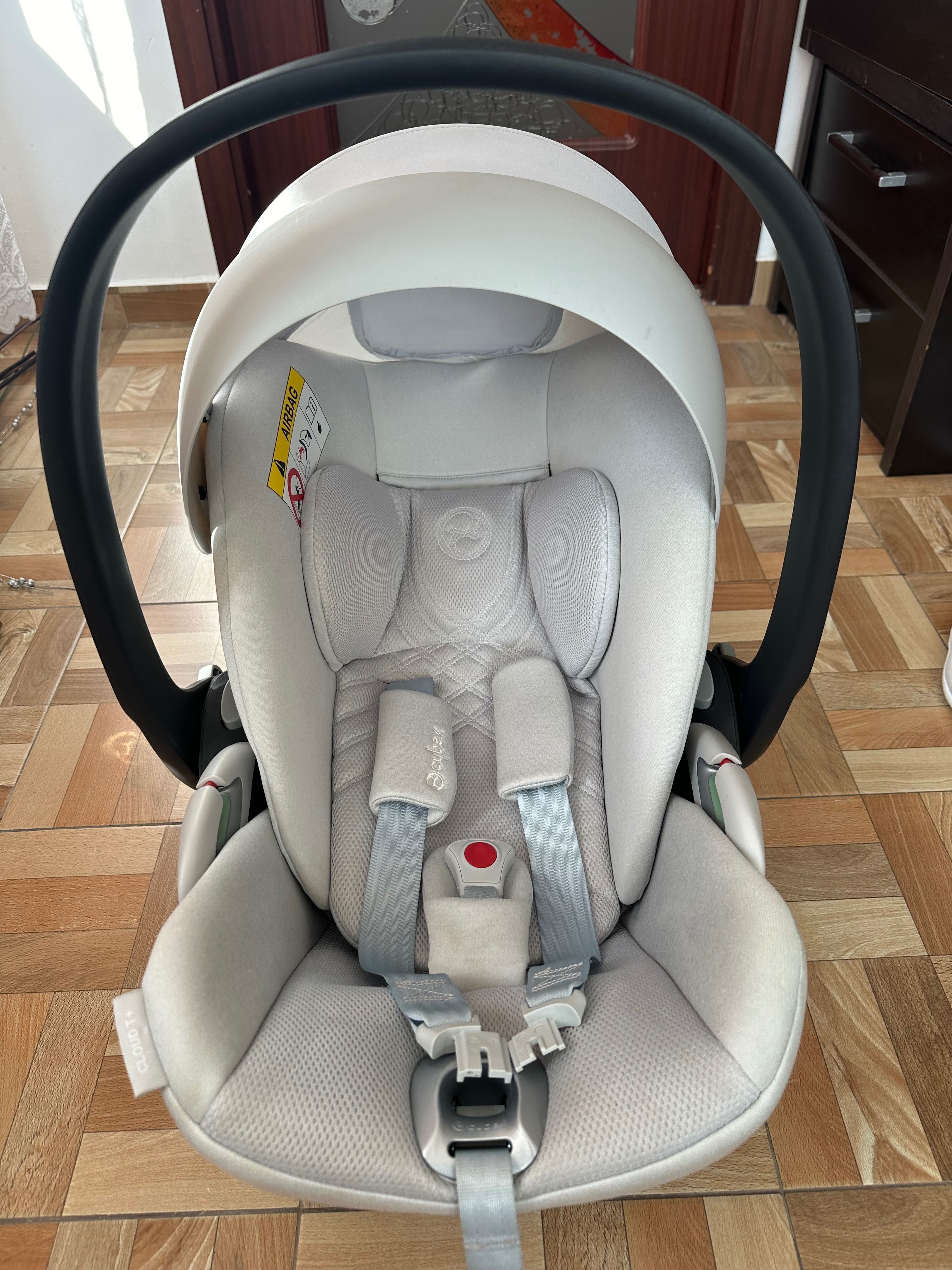 Vând Scoică Cybex Platinum Cloud T Plus i-Size- light grey