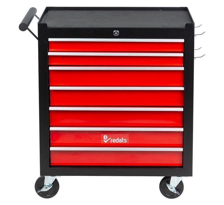 Dulap metalic neechipat pentru scule cu 7 sertare, redats