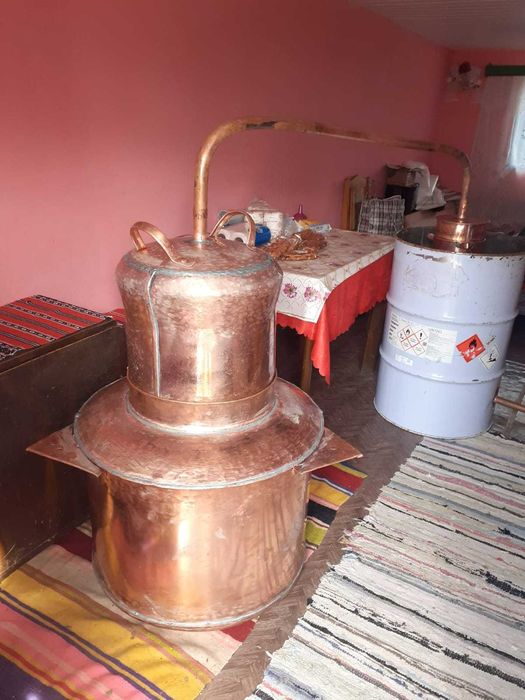 Cazan de tuica din cupru (arama) de diferite modele si dimensiuni