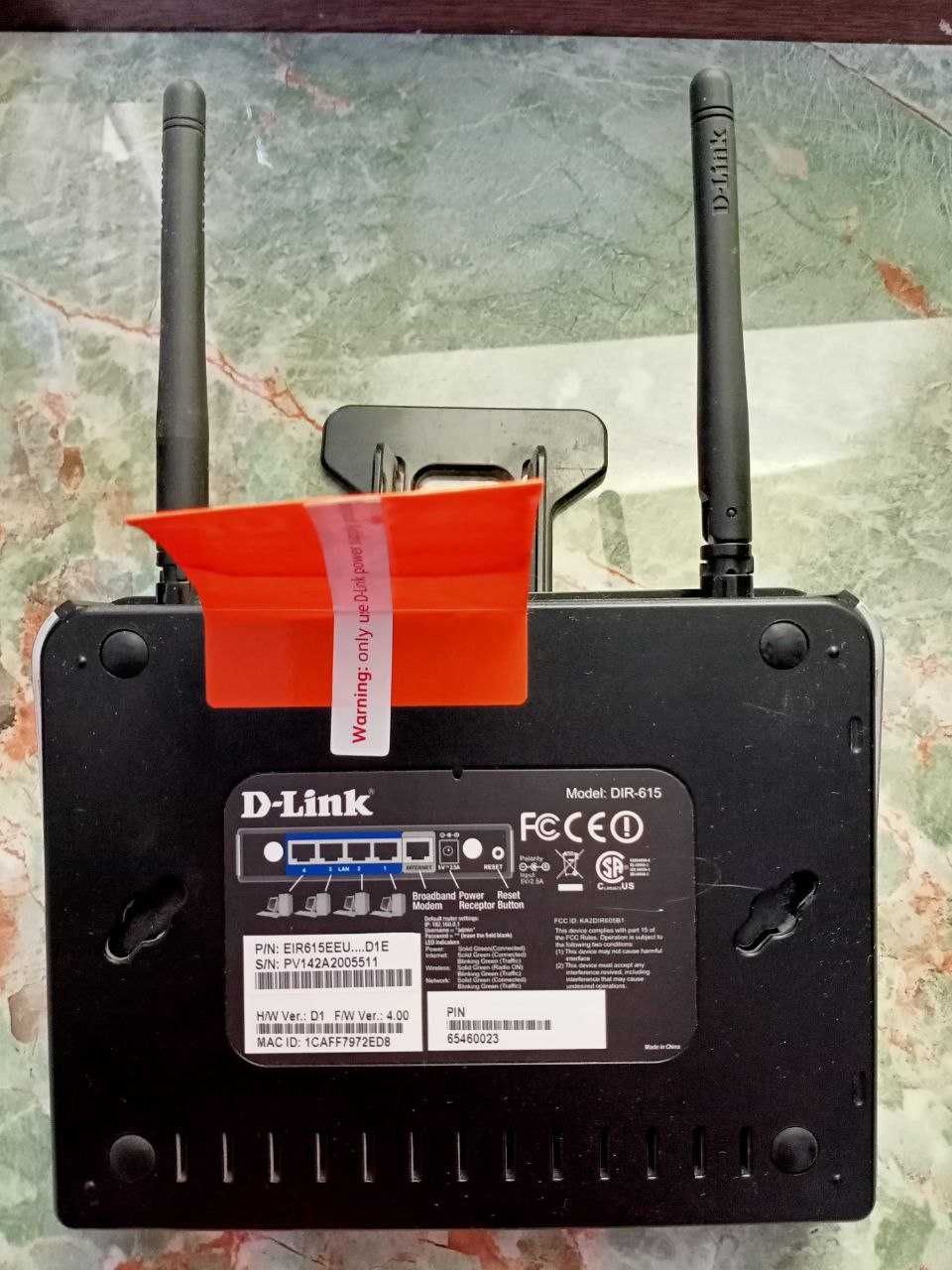 Wi-Fi роутер D-link DIR-615