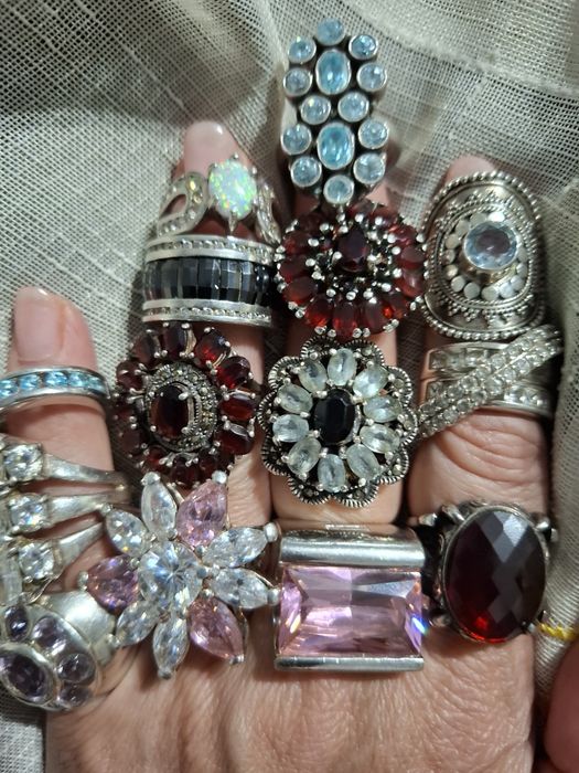 Inele masive din argint