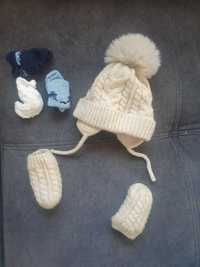 Бебешка шапка и ръкавички