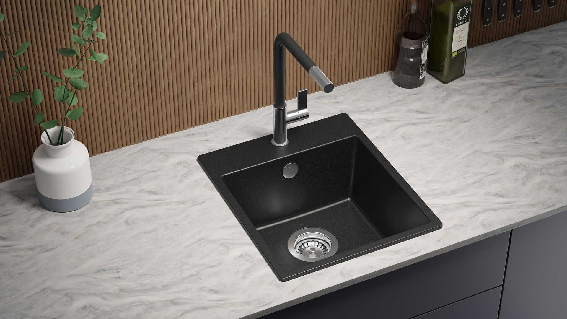 Оферта Кухненска Мивка от гранит модел Рига Easy 380 x 440 mm