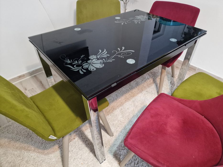 Masa sticla extensibila