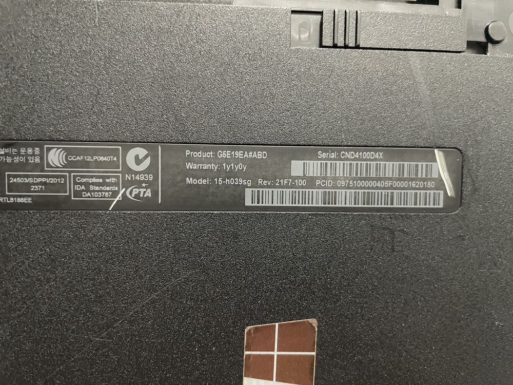 Vând laptop pentru piese Acer 15-h039sg