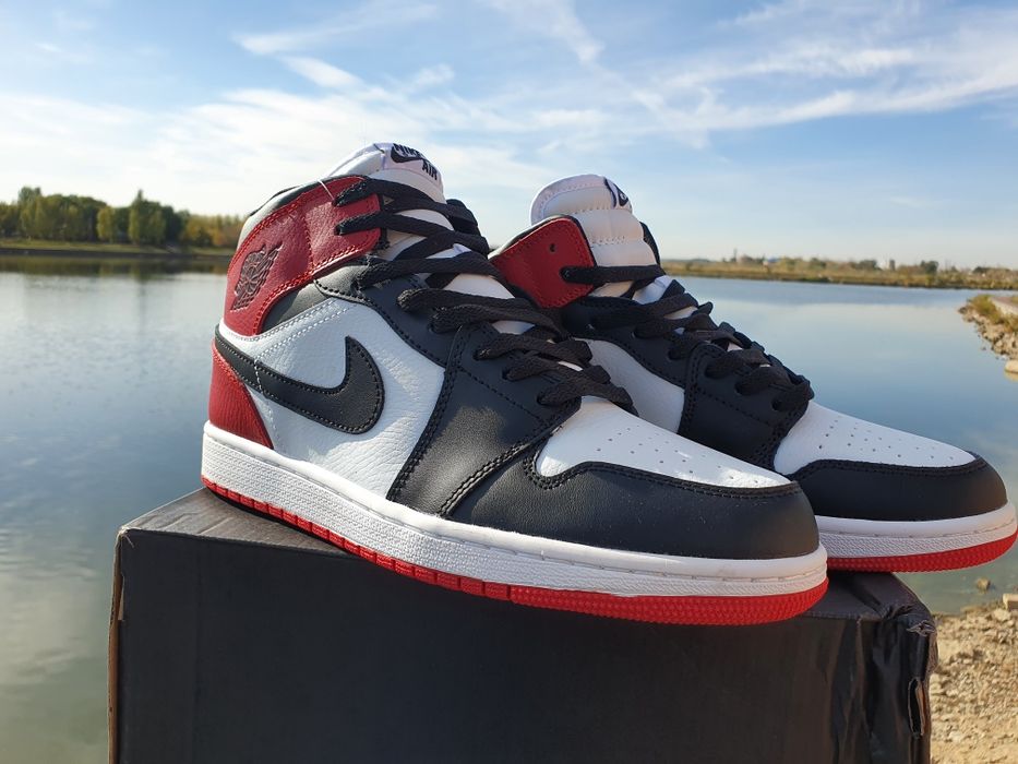 Кроссовки Nike Air Jordan 1 high унисекс зимние с натуральным мехом