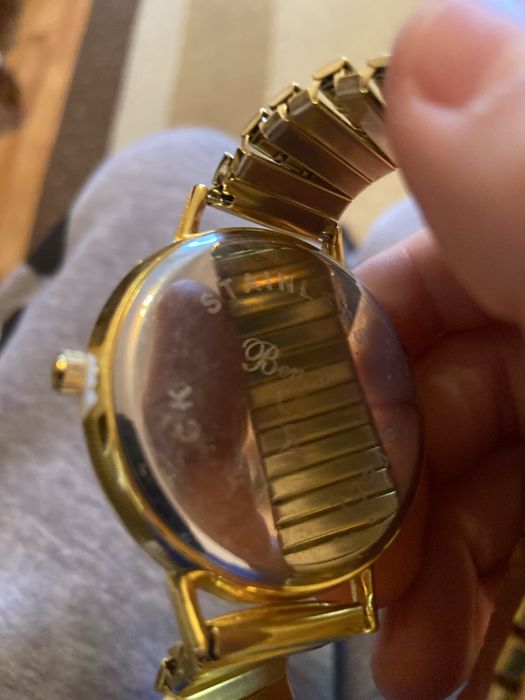 Vand ceas auriu reglabil manual