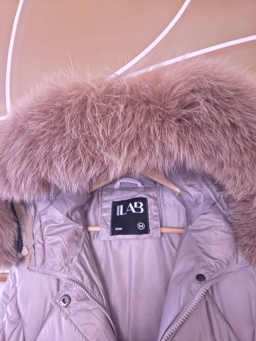 Vesta lunga  cu blana naturala