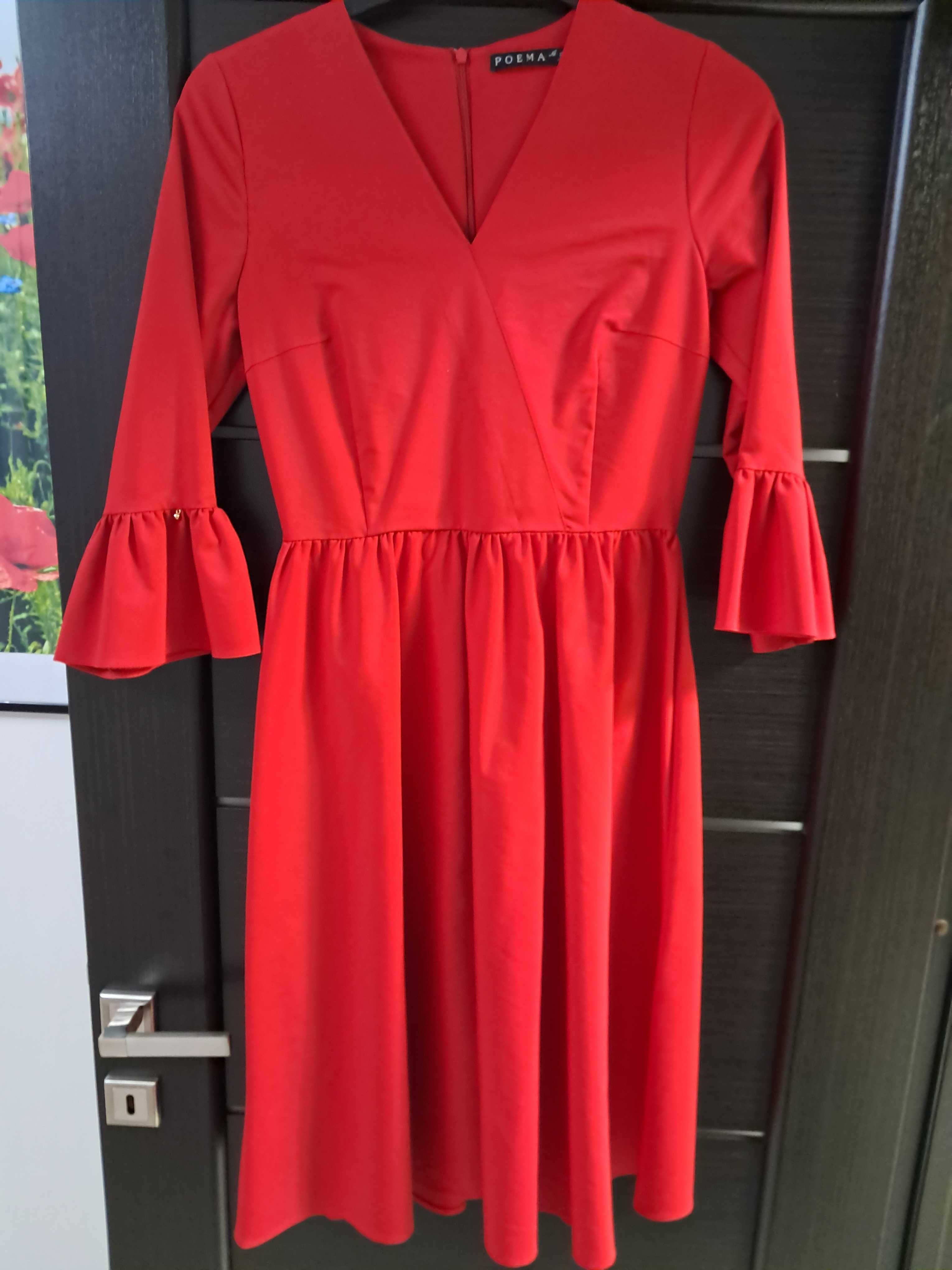 Rochie Poema rosie marime 36