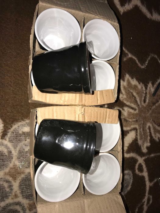 Vand set de 10 cesti ceramice fara maner