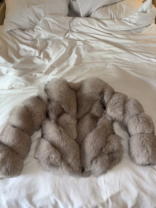 Vand blana naturala vulpe bej/crem