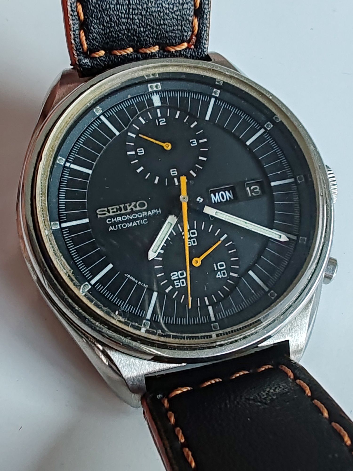Ceas Seiko Automatic Chronograph Jumbo 42 mm