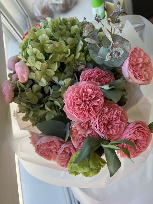 Цветы ,Букет .Гартензия в Астане.