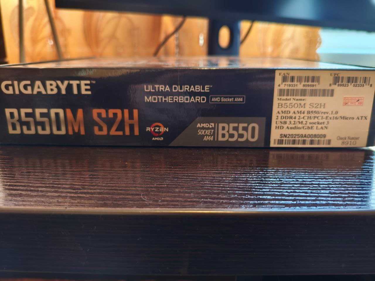 Продам готовую базу для ПК AMD Ryzen 7 5800X 8-Core+GigabyteB550M+16gb