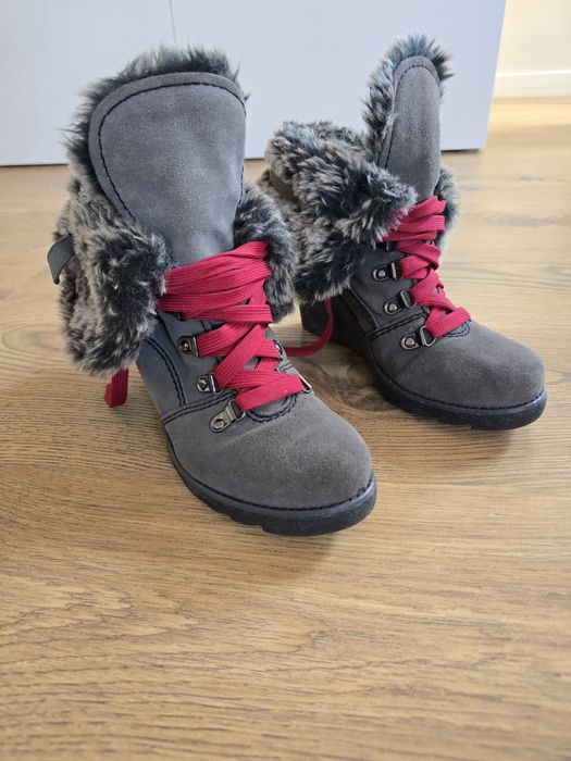 Timberland/Replay Оригинални дамски боти естествена кожа 39/ 37 номер