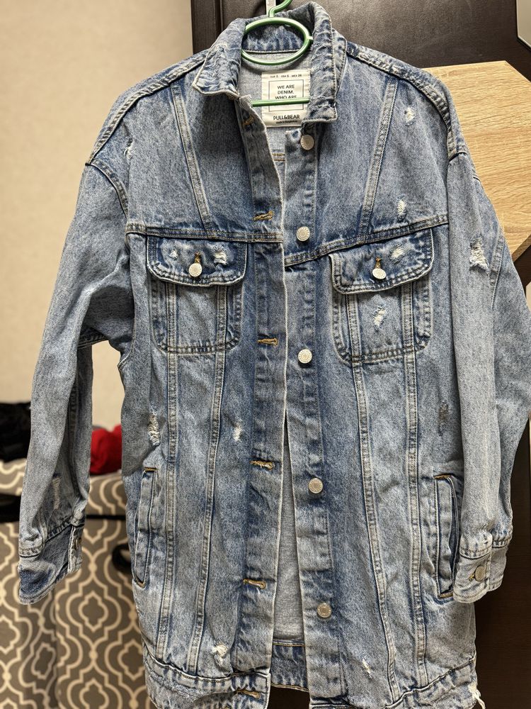 Дамско дънково яке Pull and bear