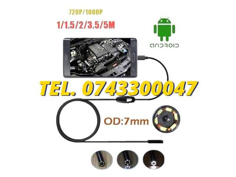 Endoscop  Camera Endoscopica Flexibila Pt Telefon Si Pc