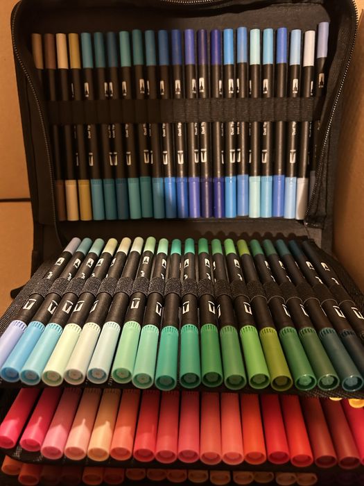 Set 158 markere cu 2 varfuri