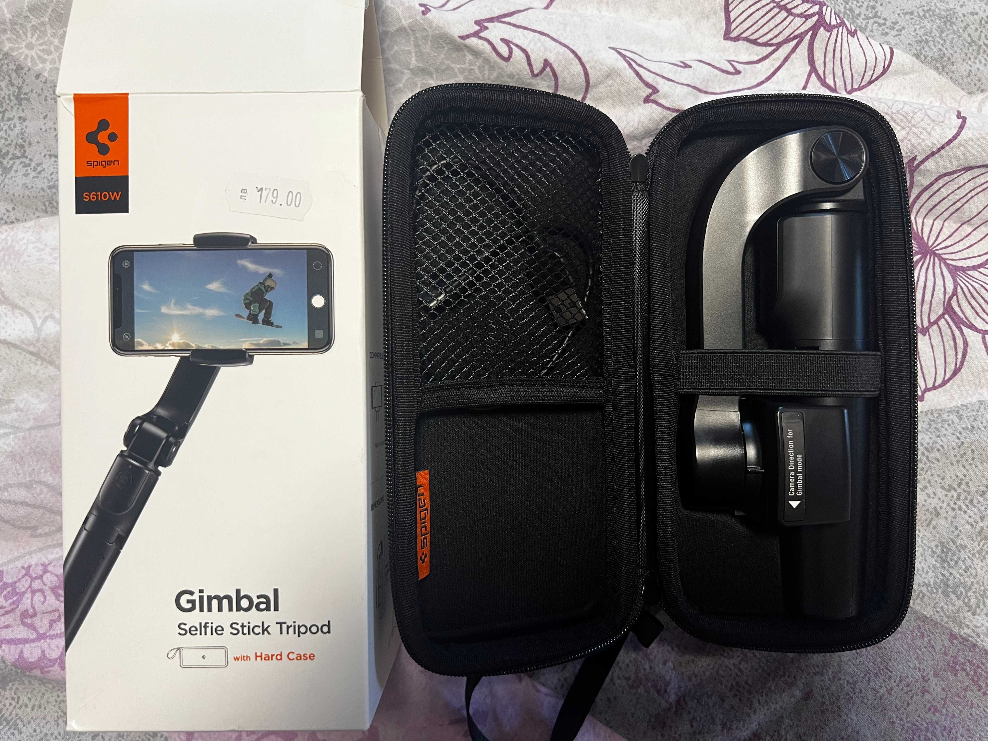 селфи стик - Spigen Gimbal Wireless Selfie Stick S610W