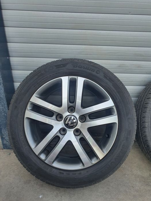 jante cu anvelope vara 205/55/16, originale pt vw golf 5,6,7,8,