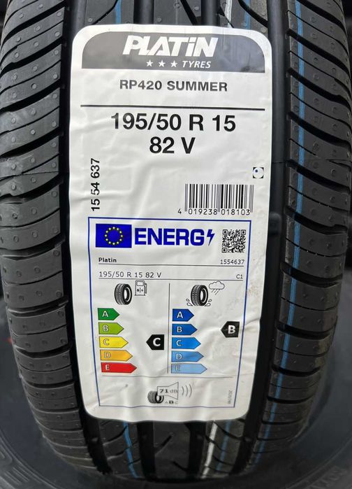 195/50/15 Летни гуми PLATIN 195/50 R15 82V ГЕРМАНИЯ 1955015