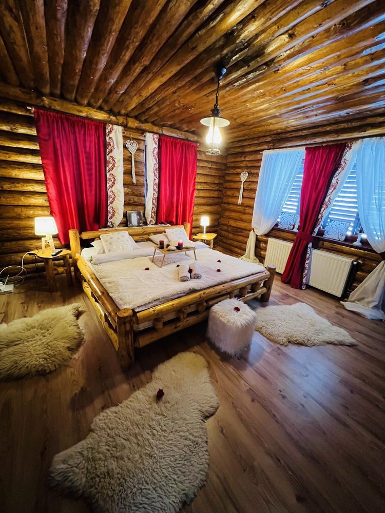 Cabana de inchiriat cu ciubăr si saună!