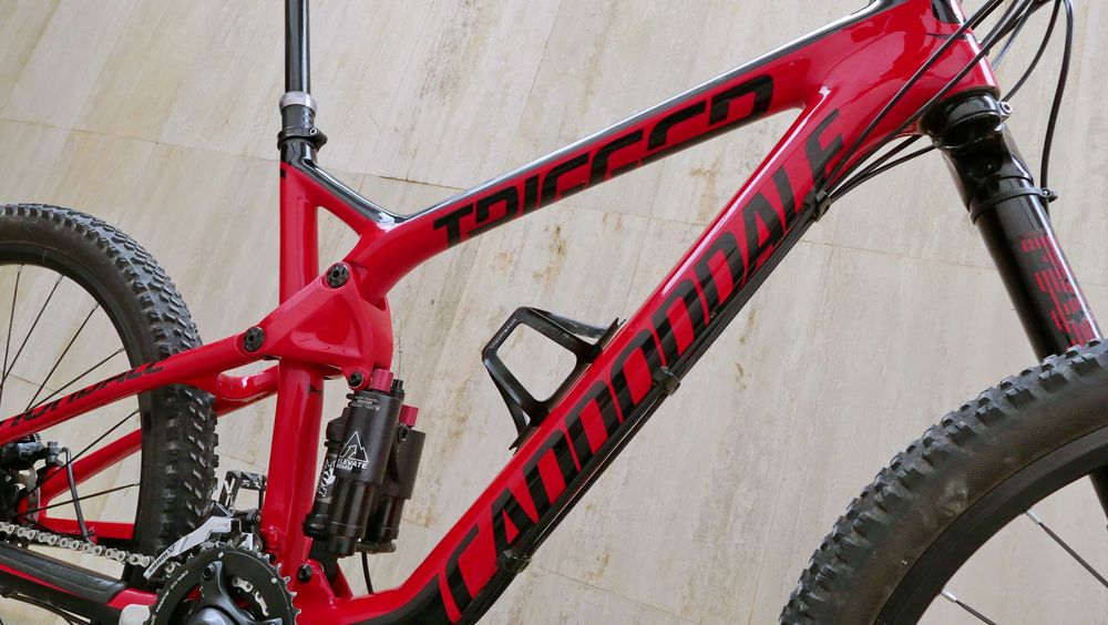 Cannondale Trigger, 27.5, карбон L, Lefty/FOX 140 ход, 2х10 Shimano XT