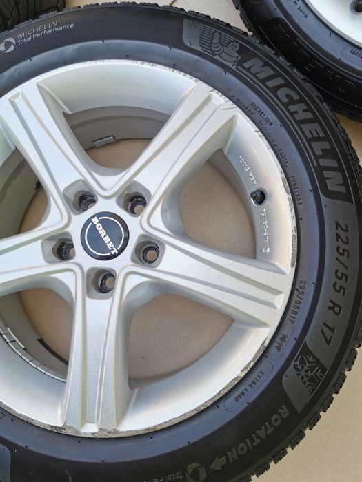 Borbet Mercedes Vito Viano V Klasse anv iarna Michelin 225/55 R17