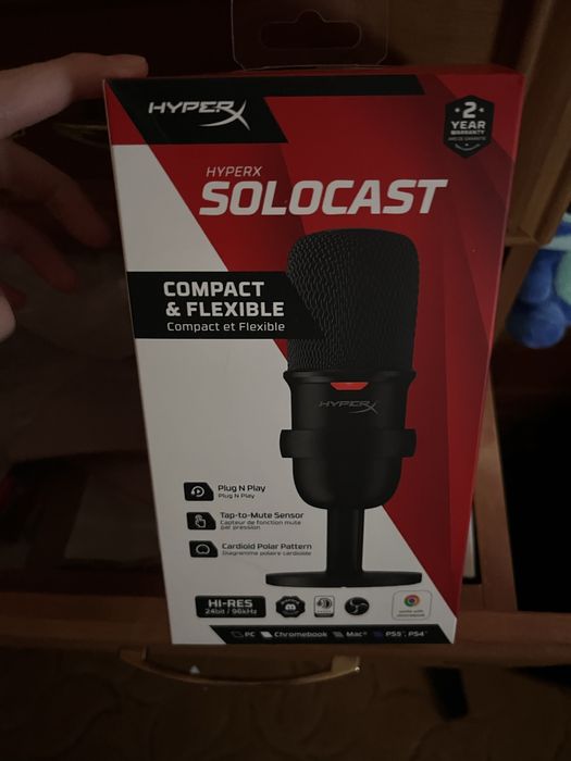 hyperx solocast микрофон новый