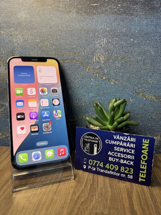 Iphone 12 Pro/256Gb/Garantie 2Ani Centrul de Telefoane/Rate