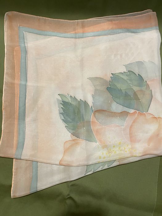 Дамски  шал естествена коприна