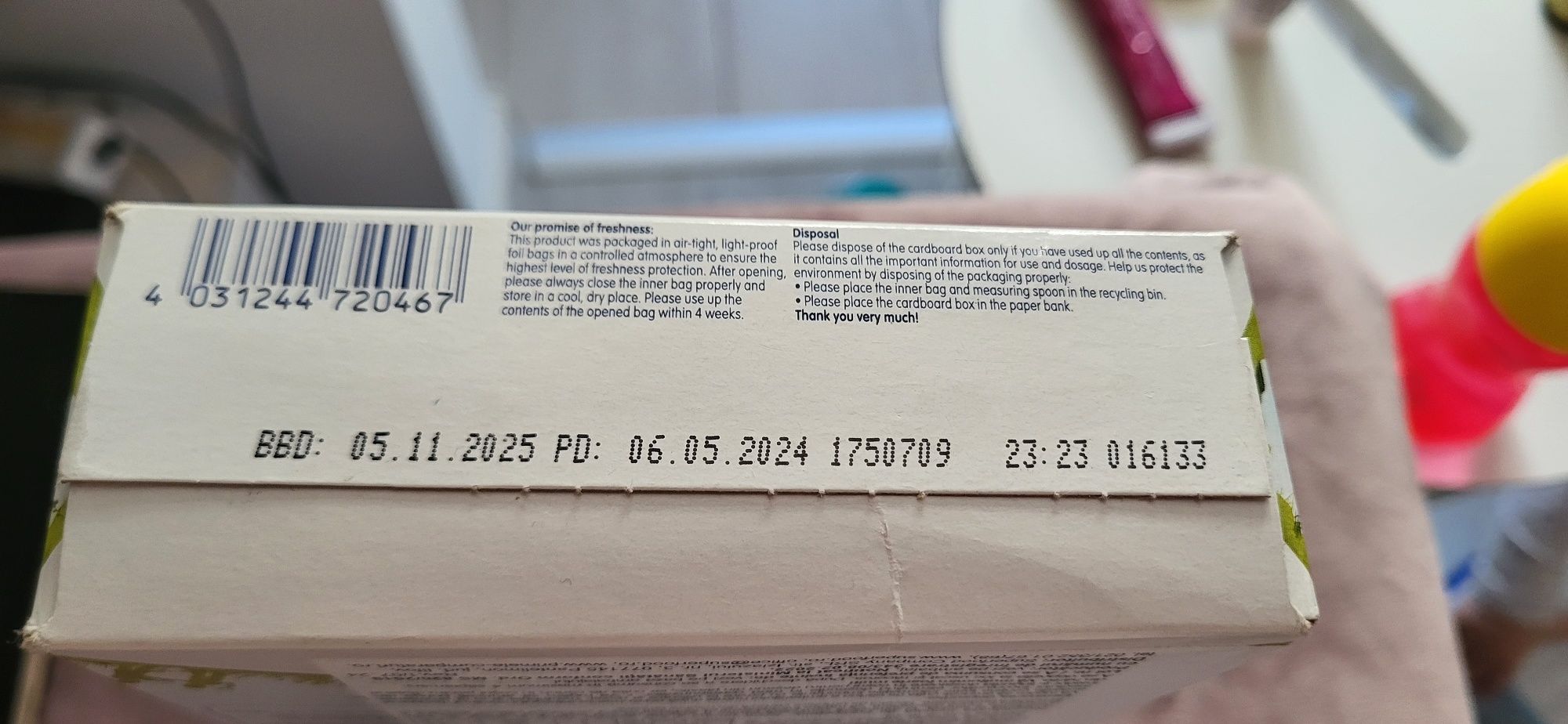 Humana - formula speciala de lapte praf pentru +0 luni AC Expert, 300g