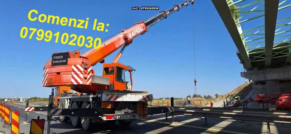 Închiriere macara pentru copaci, fațade și construcții București Ilfov