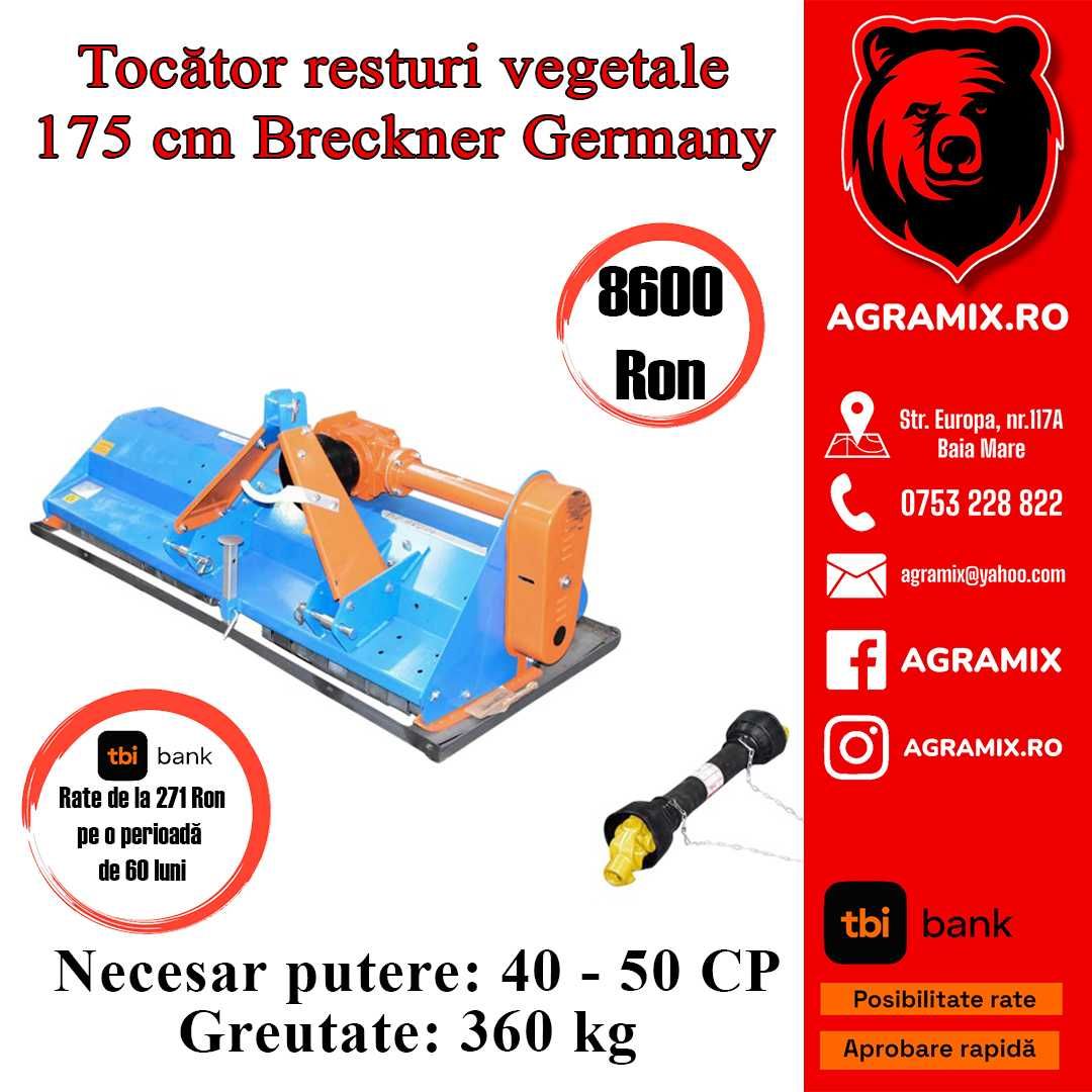 Tocatoare resturi vegetale gama efgc 1.75-1.95 noi Agramix