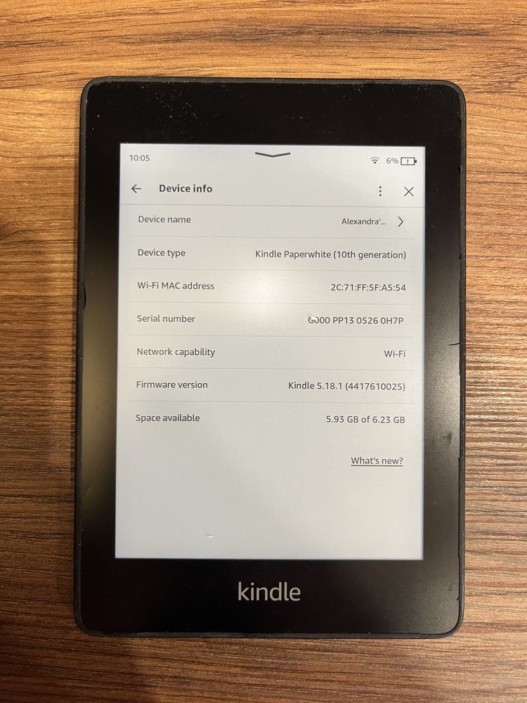 Kindle 10th Generation