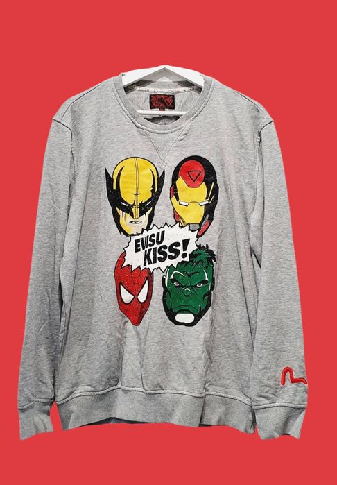 EVISU X MARVEL Kiss суичър