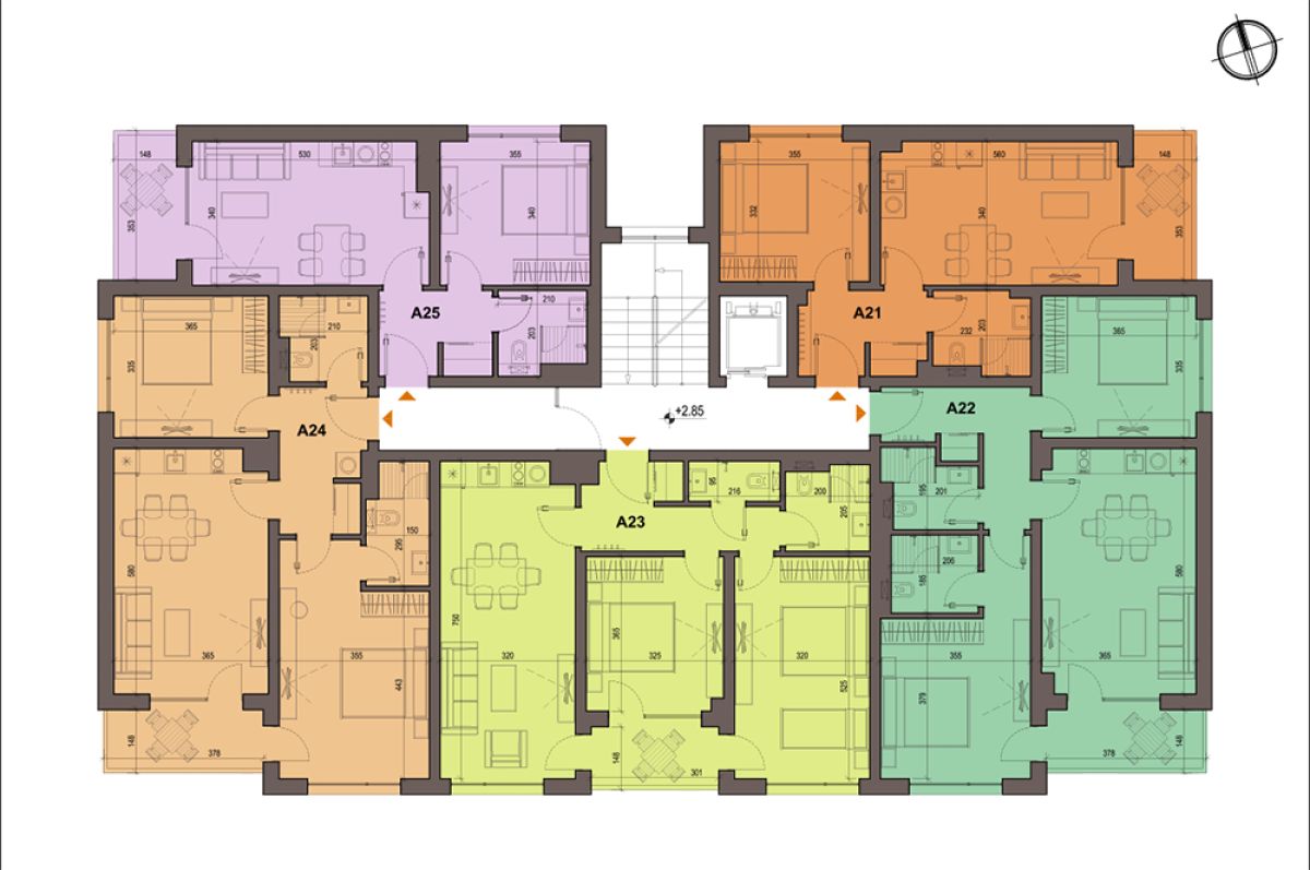 Продажба 2-стаен гр. Бургас - Сарафово 57.95m²  двор 9.26m²