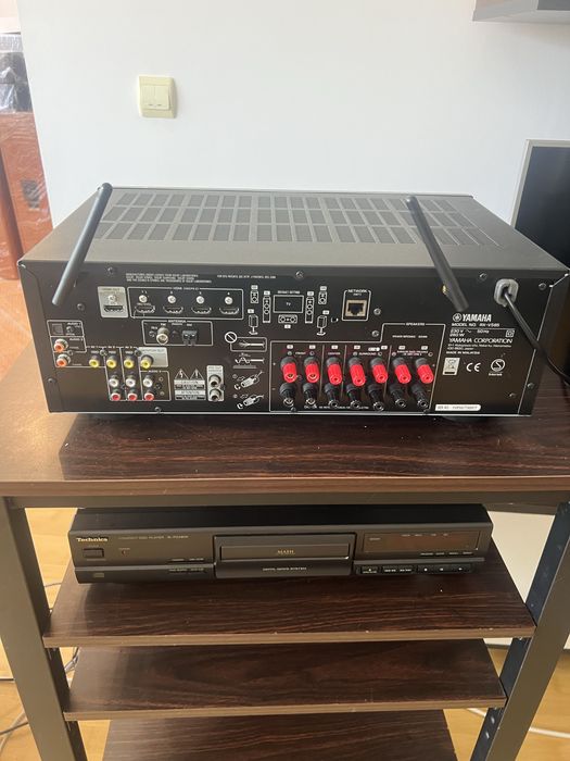 Receiver 7.2 Yamaha RX V585 Dolby Atmos Bluetooth Wifi Alexa Arc
