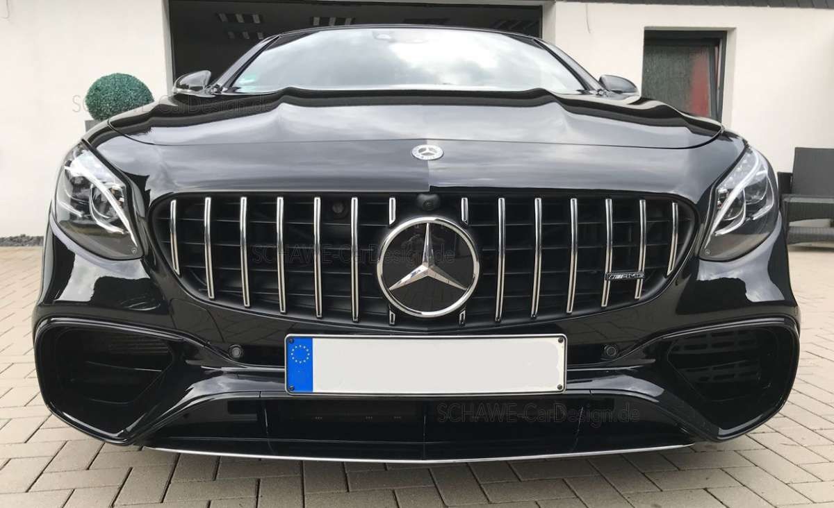 Пакет W217 C217 S63AMG броня дифузьор накрайници решетка Mercedes Face