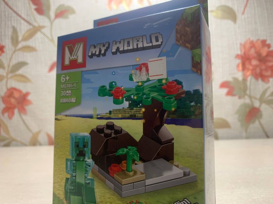 Майнкрафт Лего мини-набор "Заряженный Крипер"