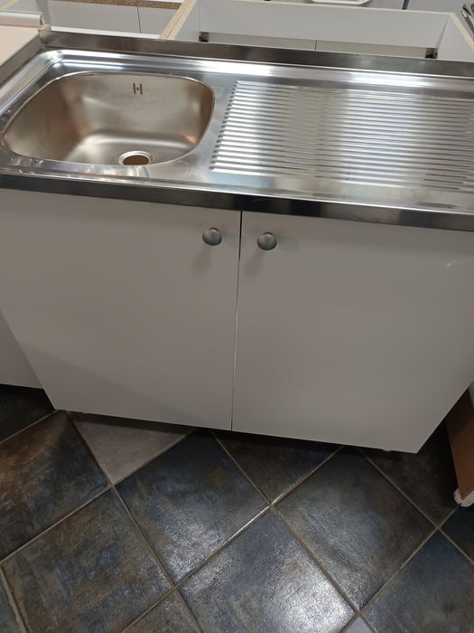 Нов кухненски шкаф с мивка 100/50 за кухня