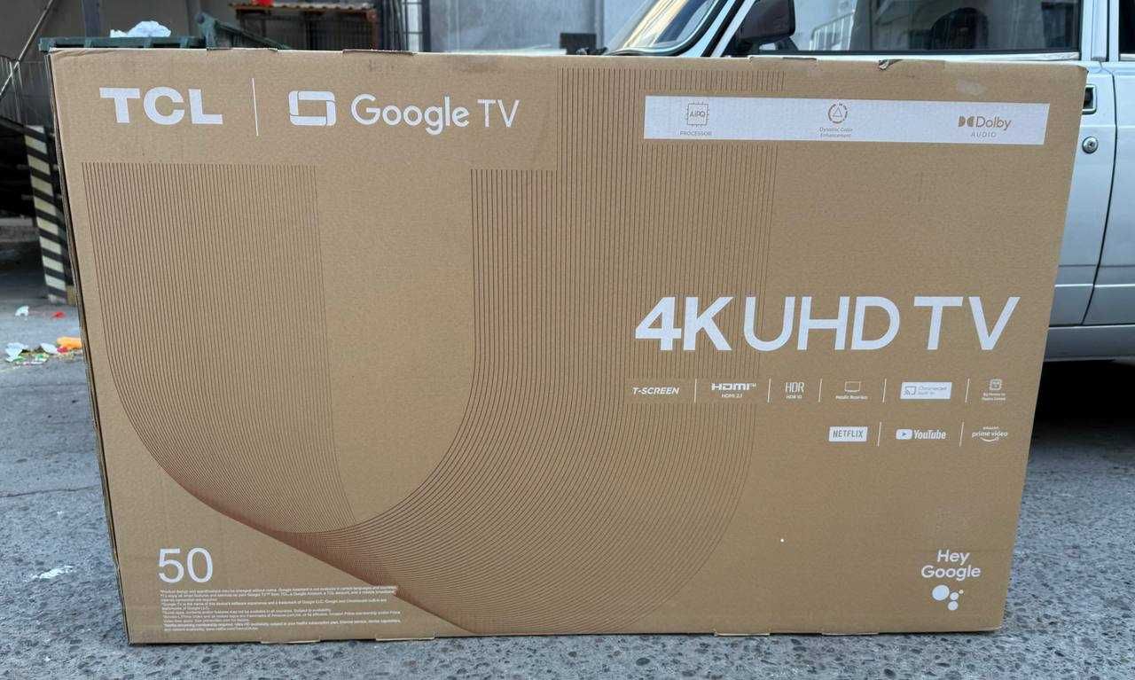 Телевизор TCL 43/50/55/65/75 V6B UHD 4K Google TV (Новинка 2024)