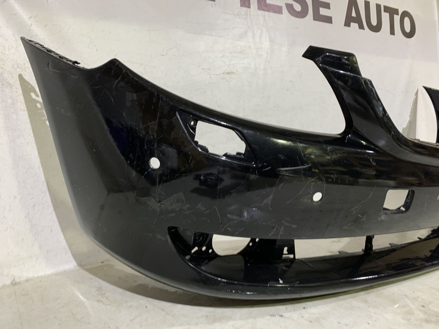 Bara fata Mercedes CL, W216, 2006, 2007, 2008, 2009, 2010, cod origine OE A2168800040, cu gauri pentru spalatori faruri si senzori de parcare (6).